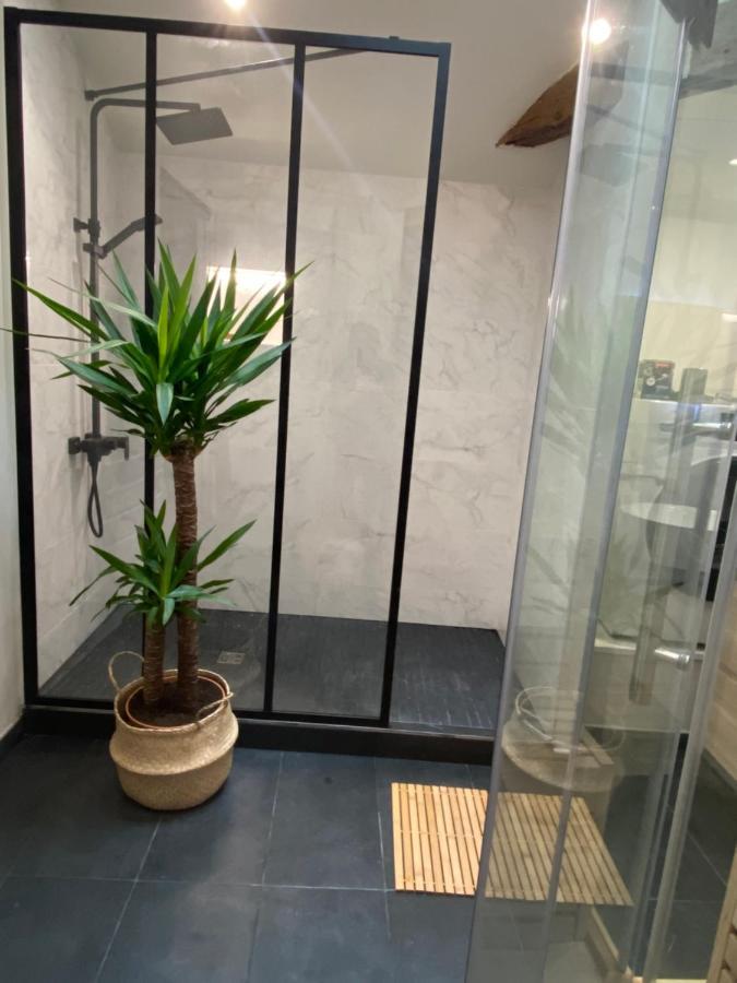 Charmant Appartement Avec Spa 丰特奈勒孔特 外观 照片